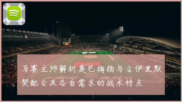 马赛主帅解析奥巴梅扬与古伊里默契配合及各自需求的战术特点