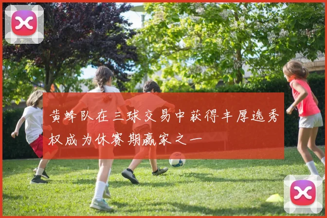 黄蜂队在三球交易中获得丰厚选秀权成为休赛期赢家之一